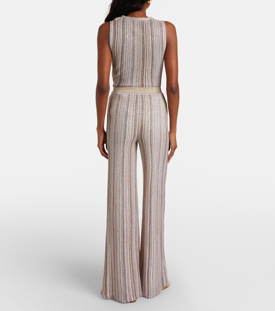  Missoni Missoni Striped Lamã© Wide-leg Pants 