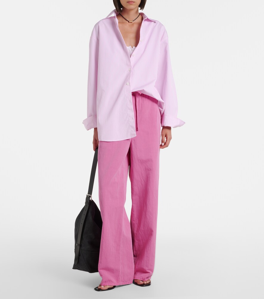 Citizens of Humanity Aurora cotton and linen wide-leg pants