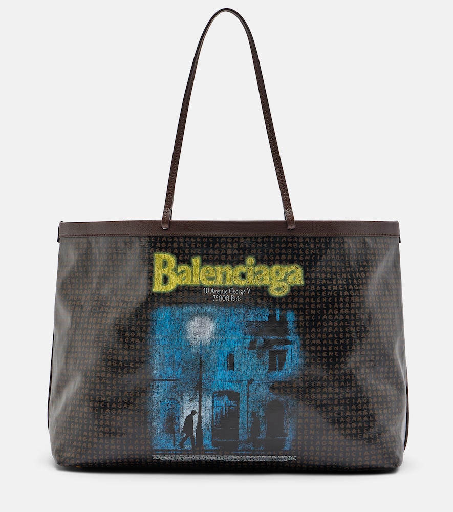 Bedruckte Tote Bag Select Large aus Leder