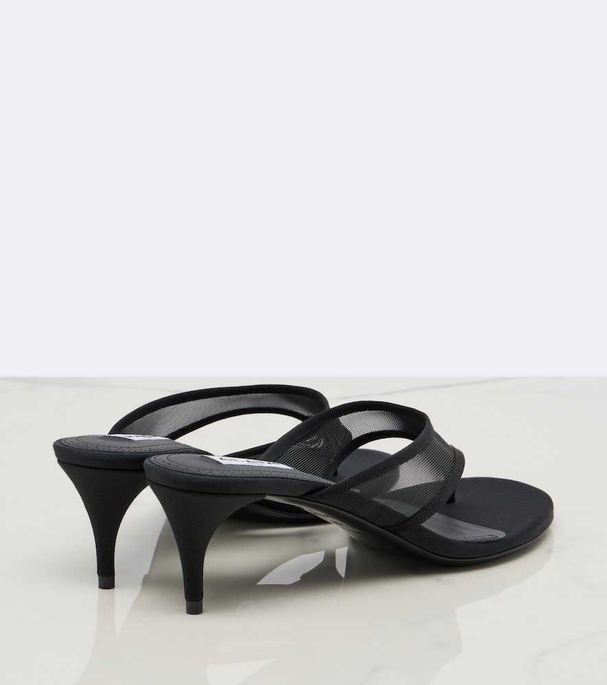 Alaïa Mesh Thong Sandals
