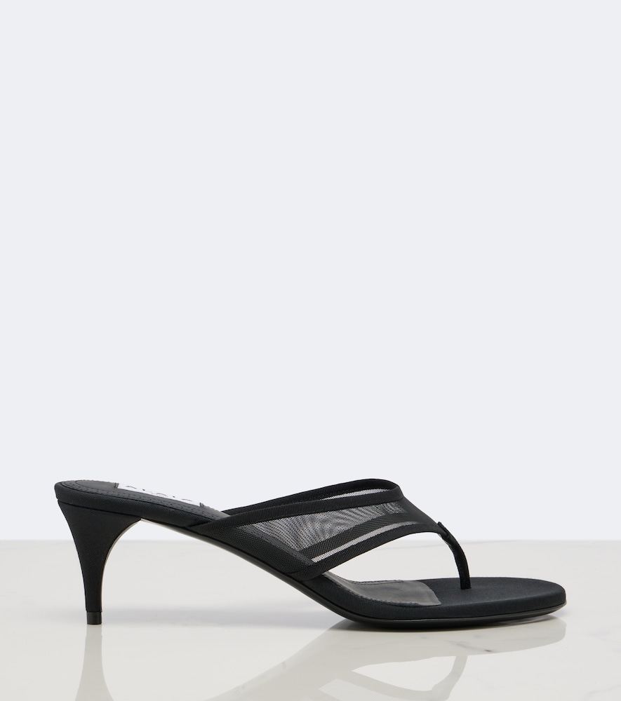 Alaïa Mesh Thong Sandals