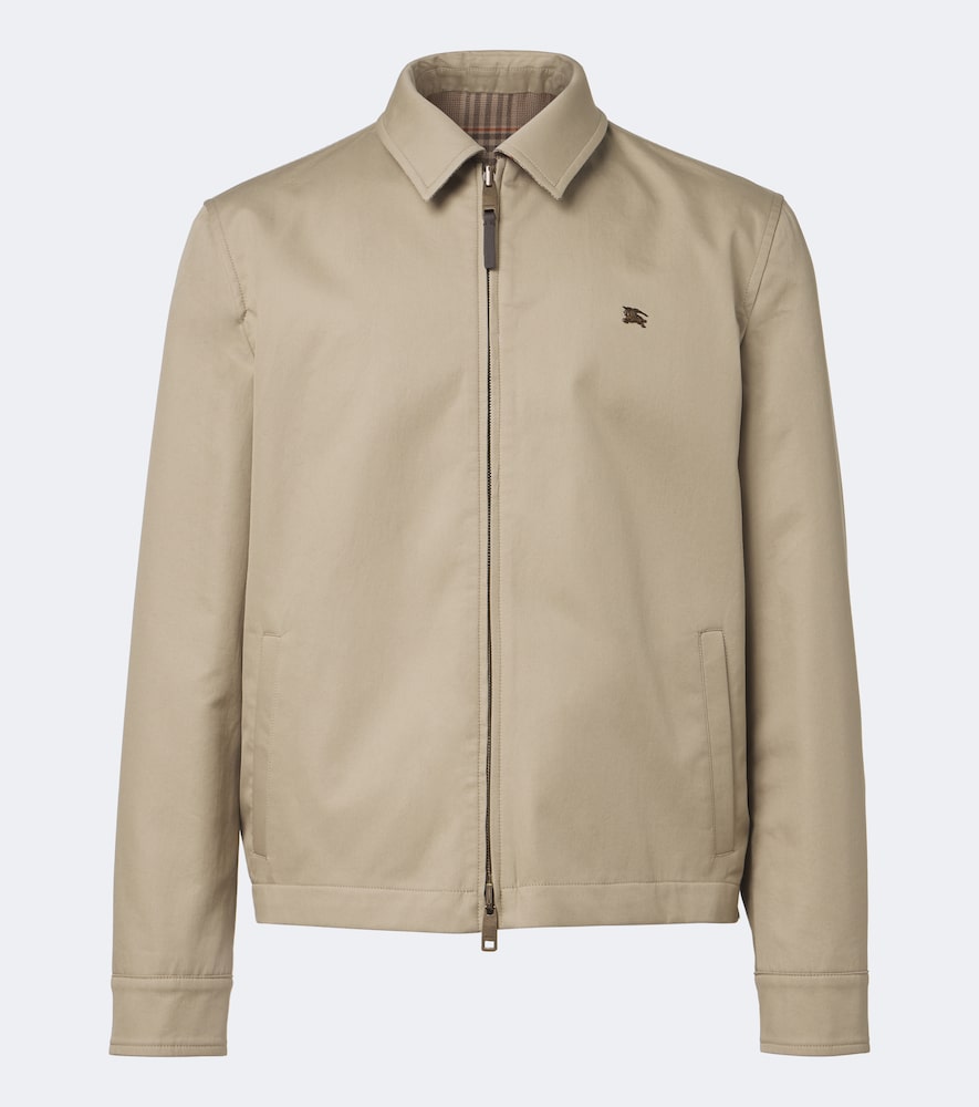 Burberry Uomo Giacca Blouson In Gabardine Di Cotone Beige It Taglia 50- Mytheresa