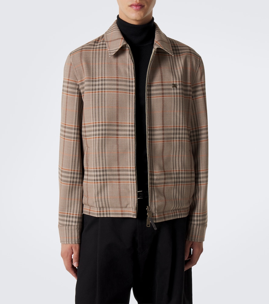Reversible Cotton Gabardine Blouson Ajcket