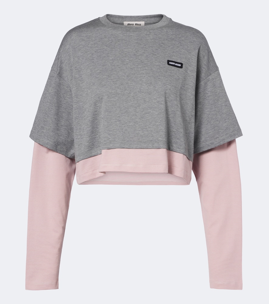 Miu Miu T-shirt court en coton 1000 €