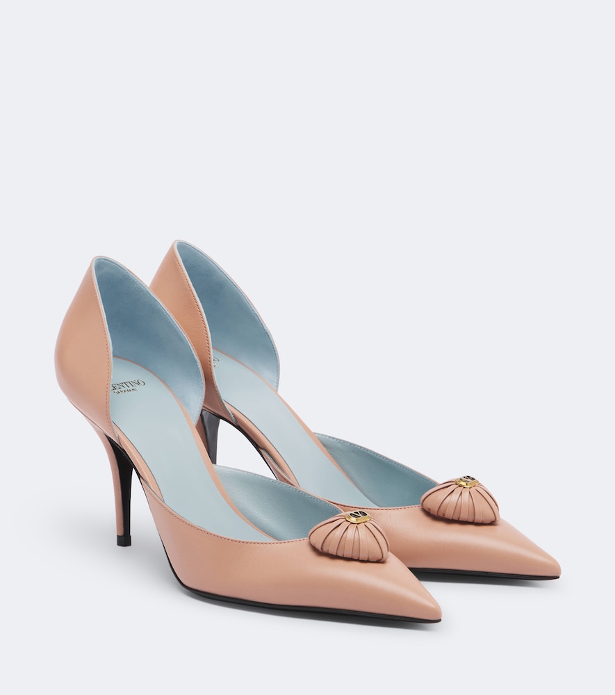 Pumps Cœur Royal aus Leder