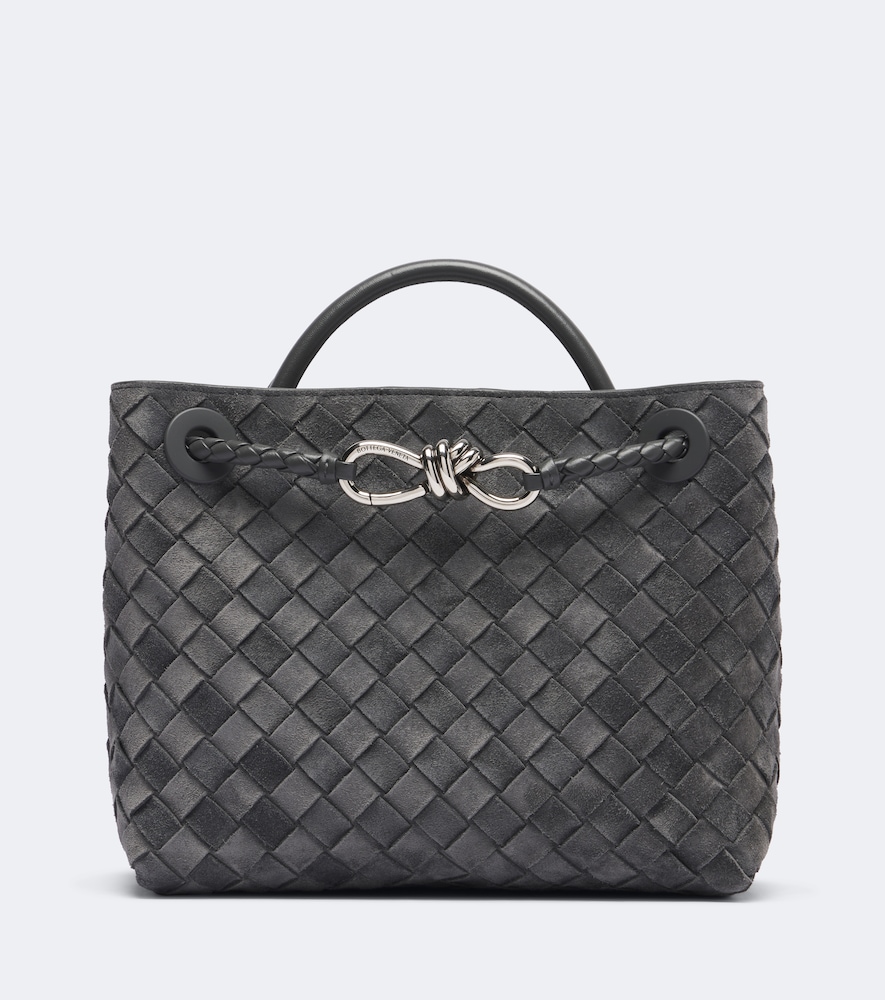 Henkeltasche Andiamo Small aus Veloursleder