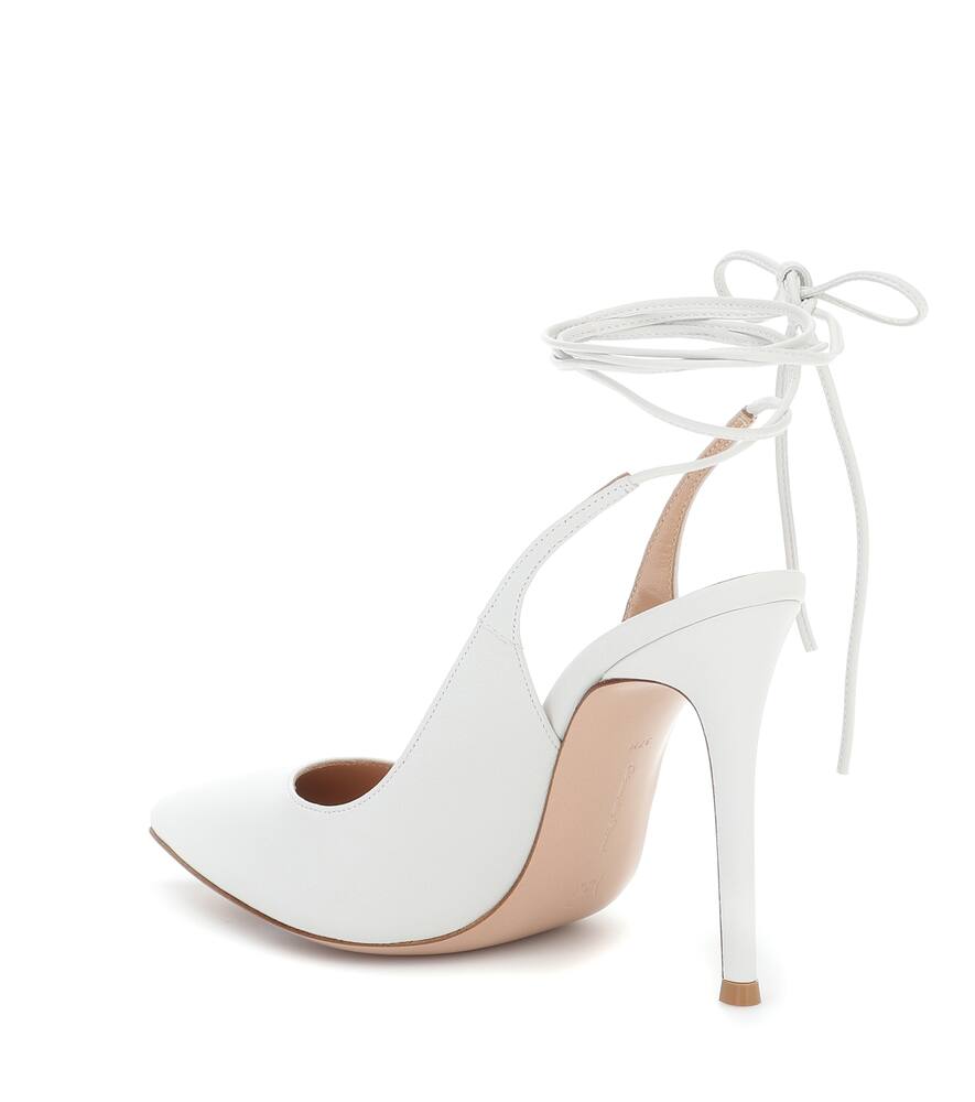 GIANVITO ROSSI IRENE 105 LEATHER PUMPS