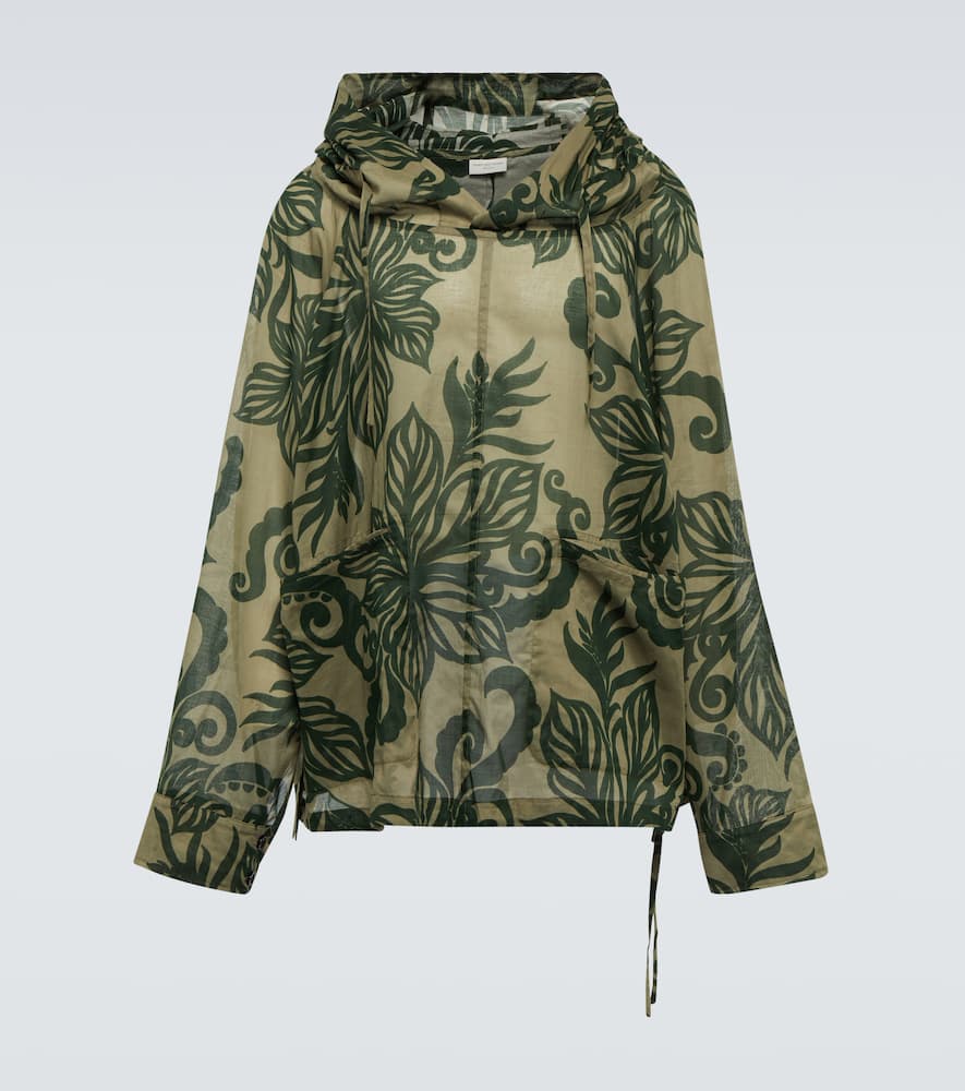 Dries Van Noten Calva Shirt In Kaki