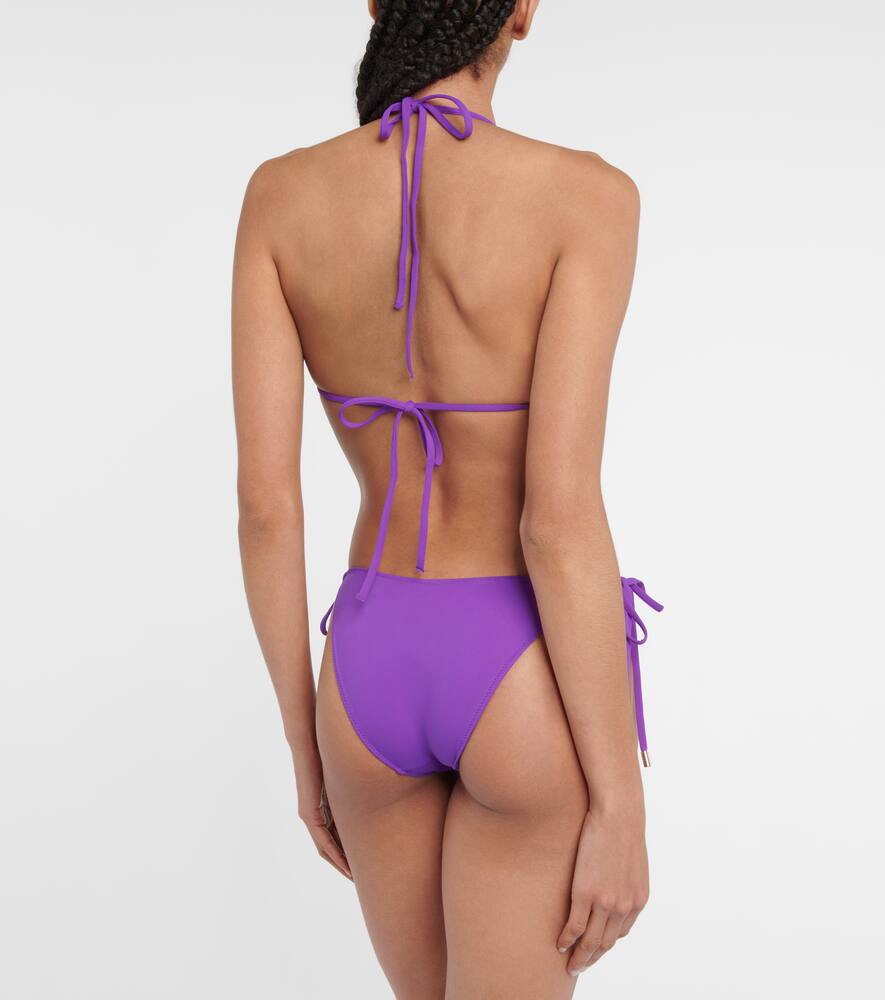 Shop Melissa Odabash Cancun Bikini Bottoms In Violet