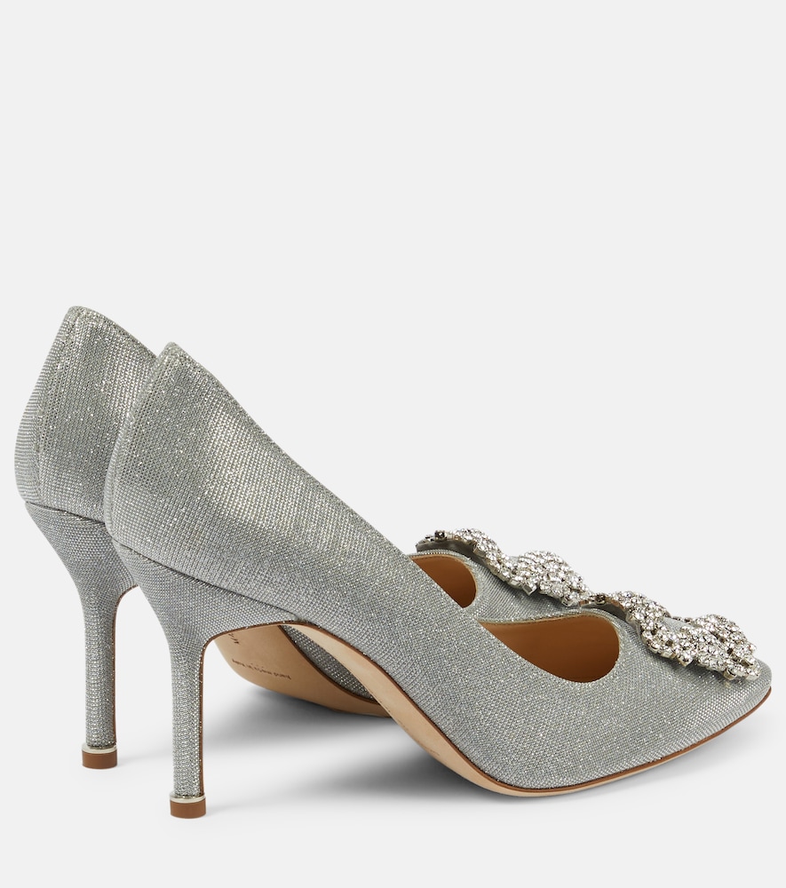 Hangisi 90 Embellished Glitter Pumps
