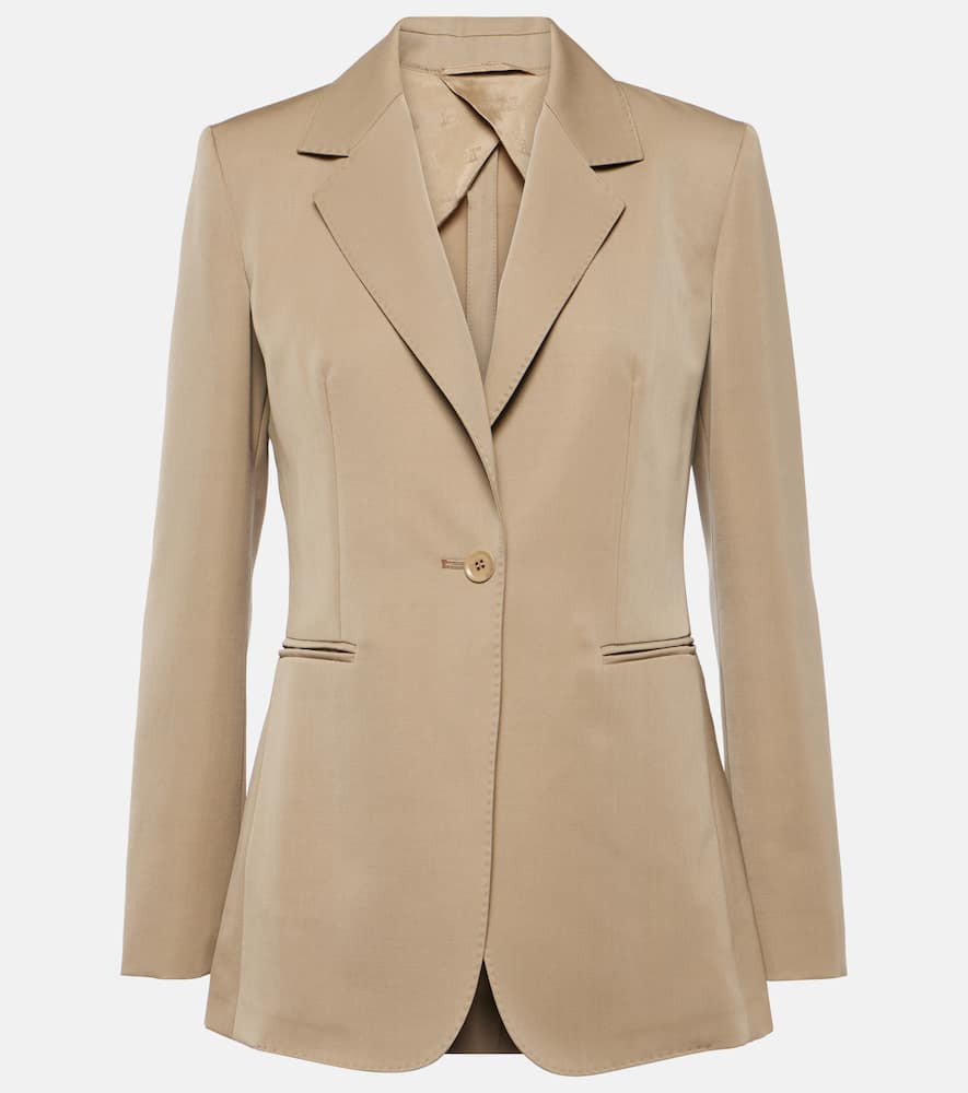Max Mara Sandalo wool and mohair blazer