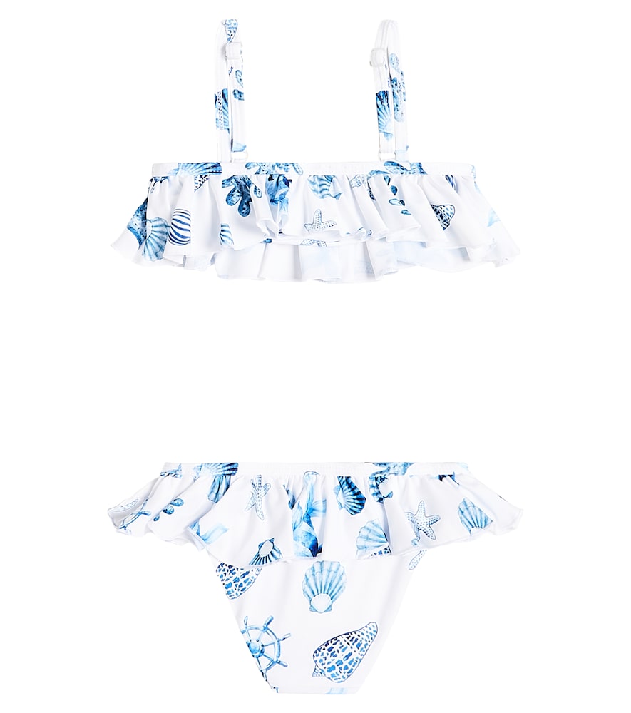  Monnalisa Monnalisa Printed Ruffled Bikini 