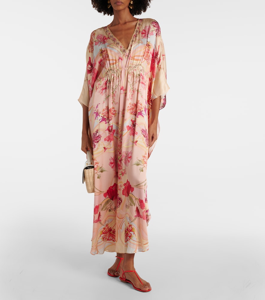  Camilla Camilla Verzierter Kaftan Aus Seide 