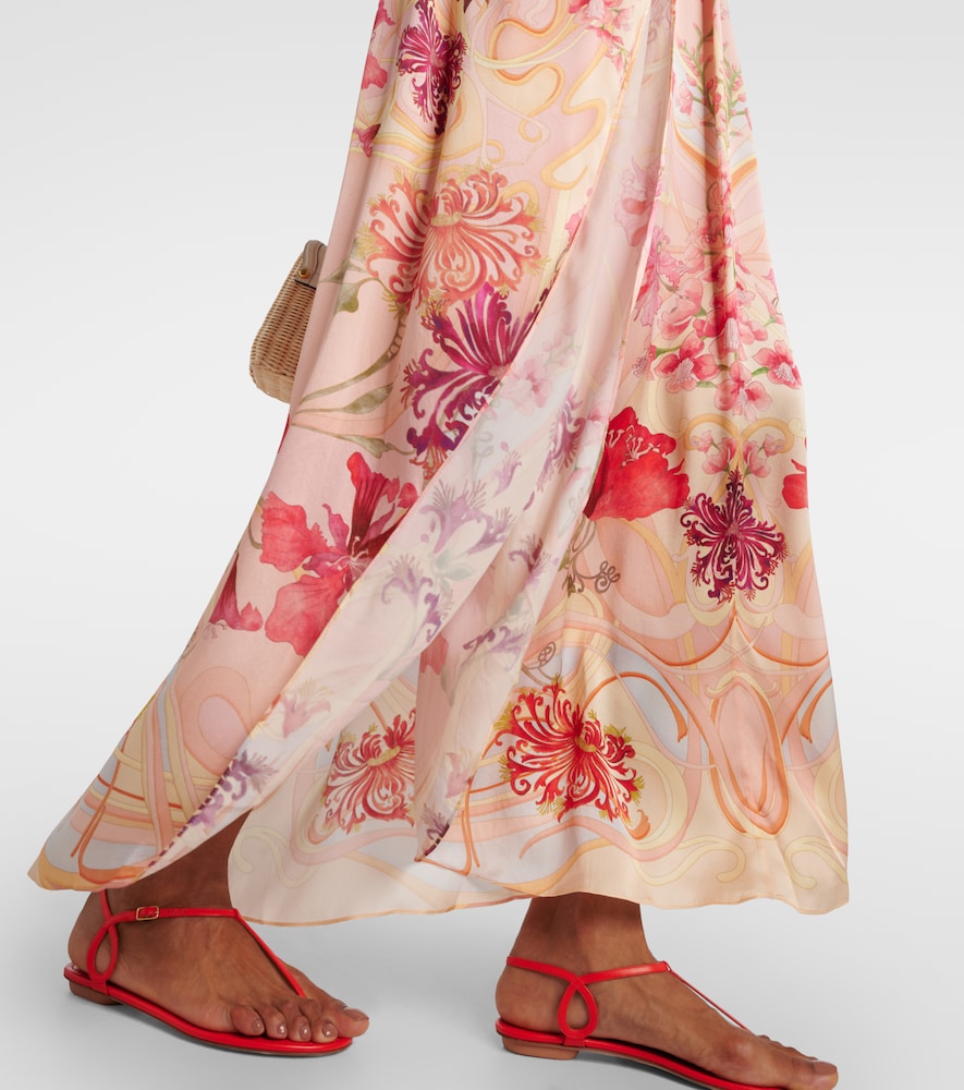  Camilla Camilla Verzierter Kaftan Aus Seide 