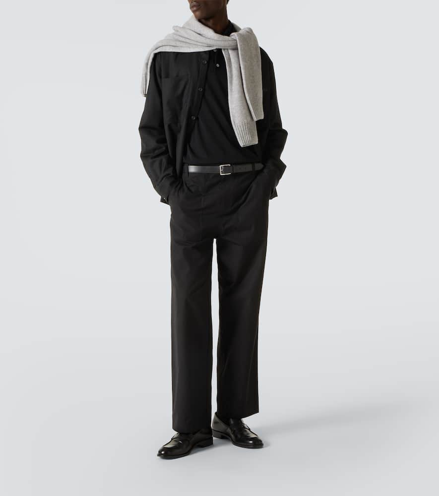 ZEGNA WOOL POLO SHIRT