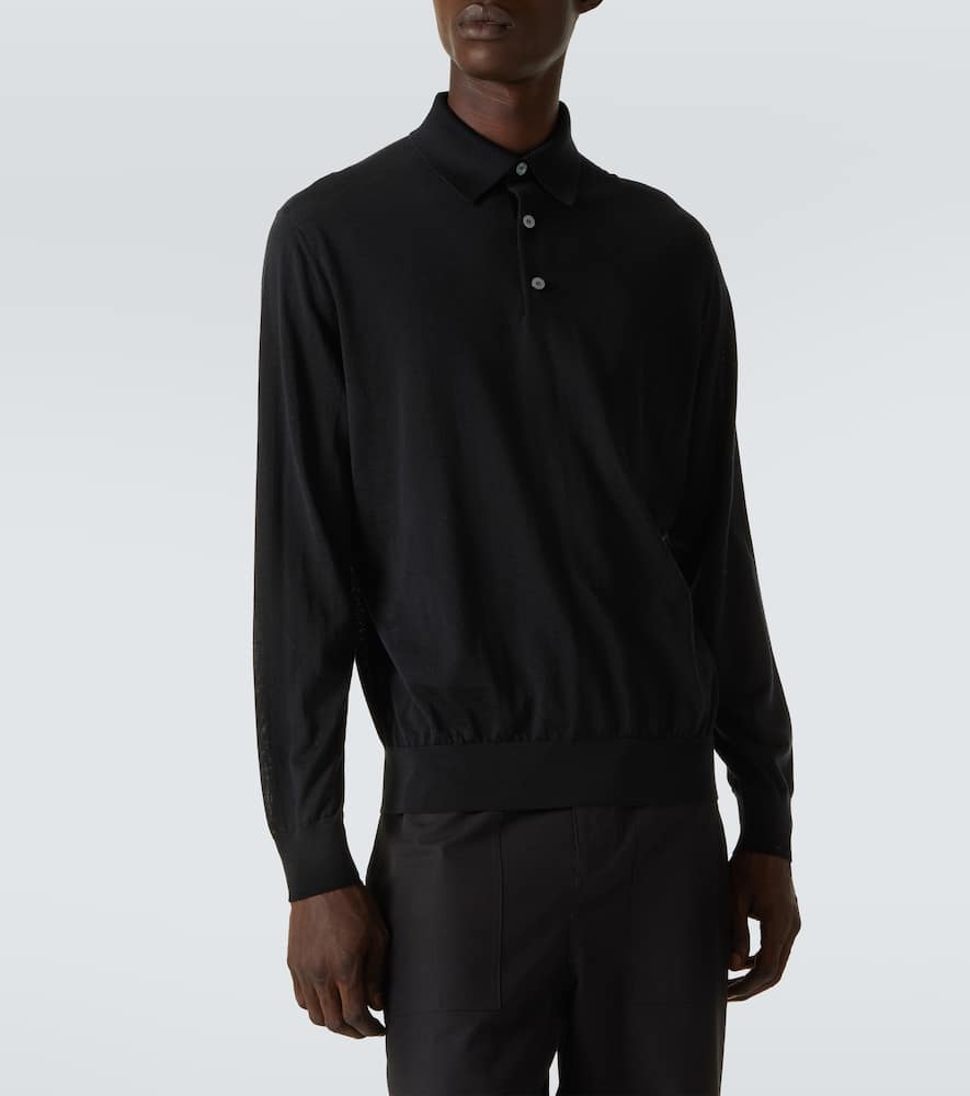 ZEGNA WOOL POLO SHIRT