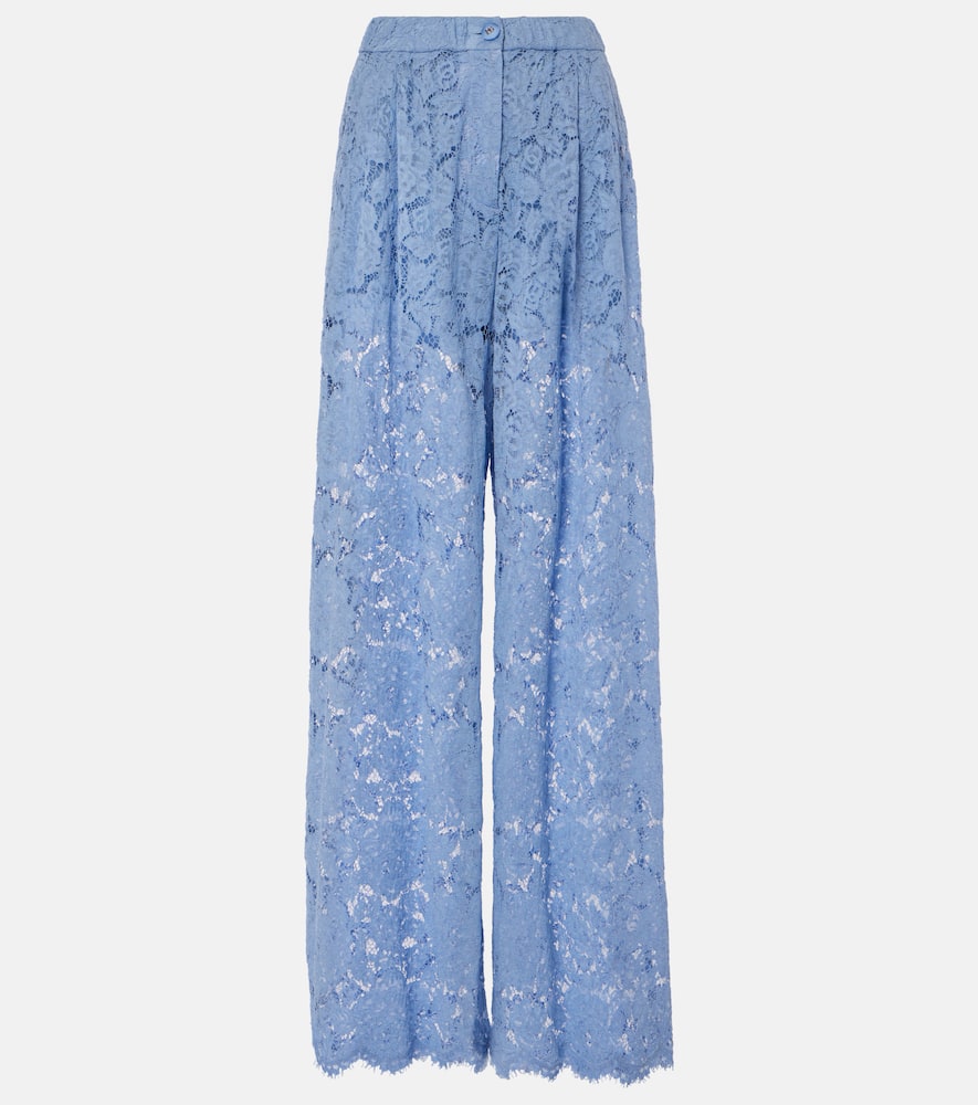 Dolce & Gabbana Lace wide-leg pants