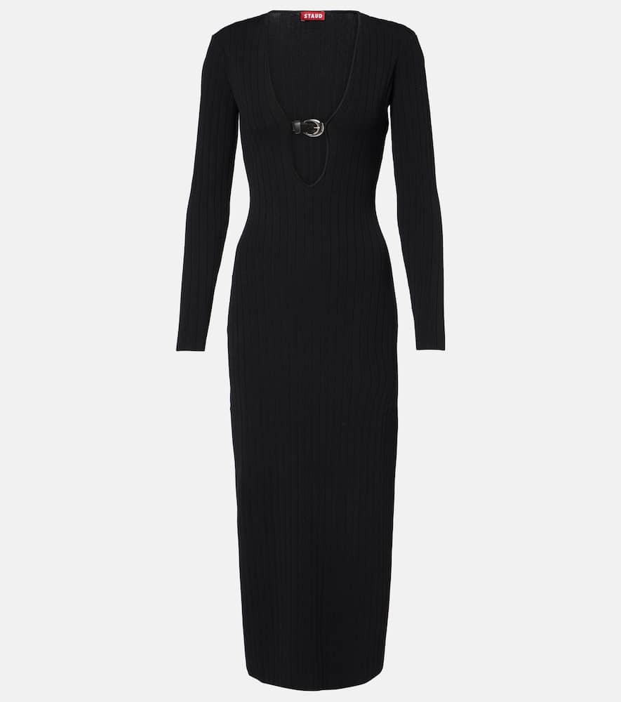 Murphy ribbed-knit midi dress
