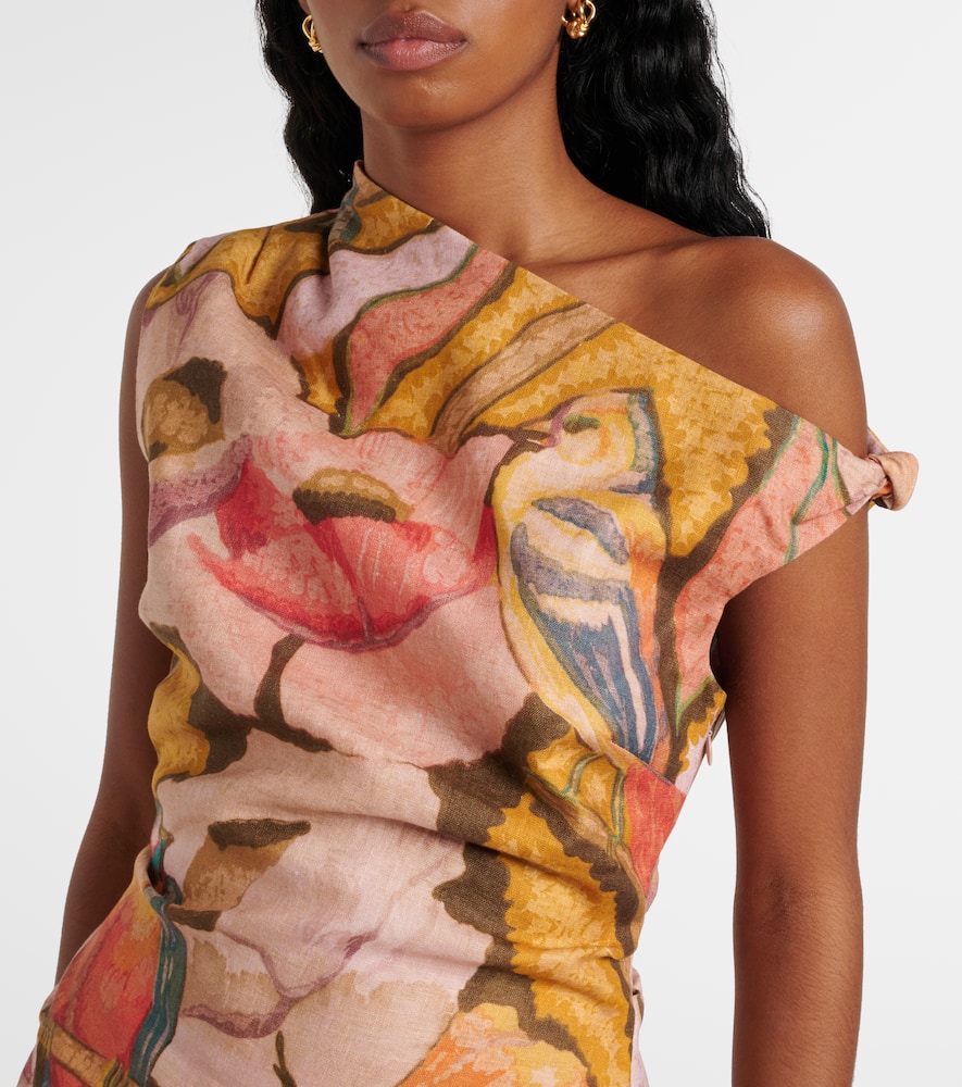 Sir Talulah Knot Mini Dress In Multicoloured