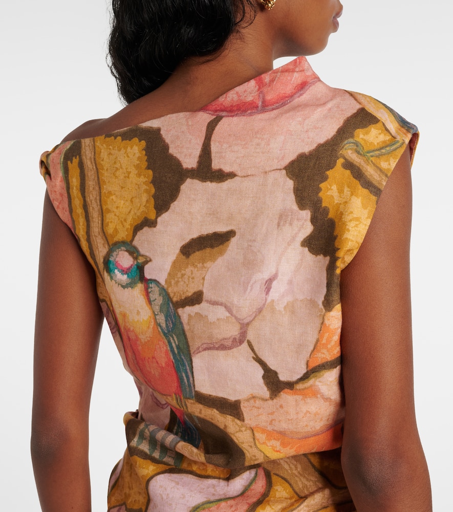 Sir Talulah Knot Mini Dress In Multicoloured