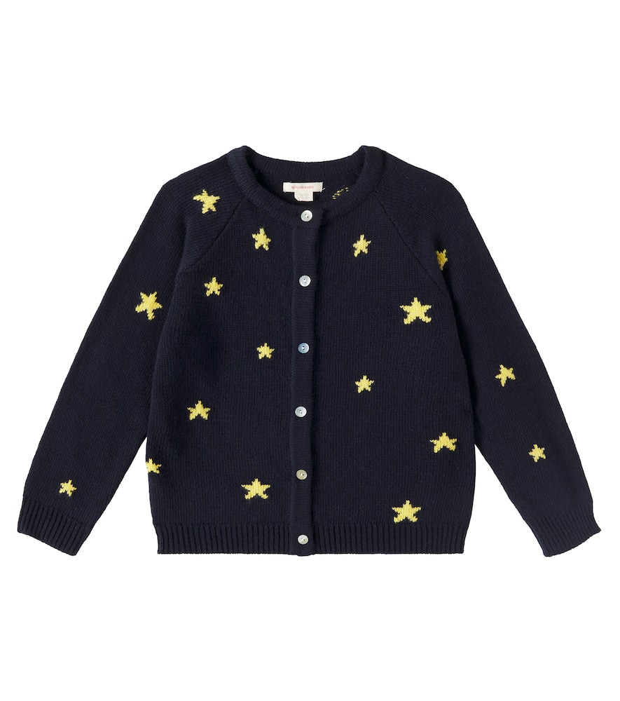Konges Sløjd Belou Wool-blend Cardigan In Blue
