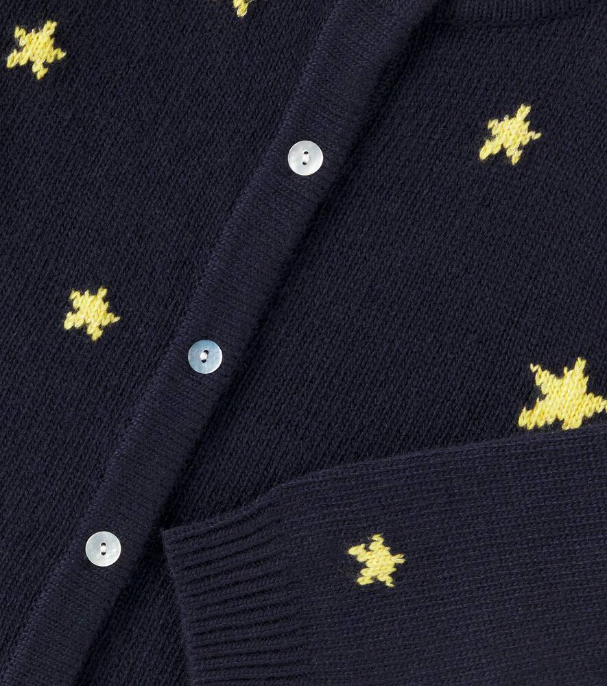 Konges Sløjd Belou Wool-blend Cardigan In Blue