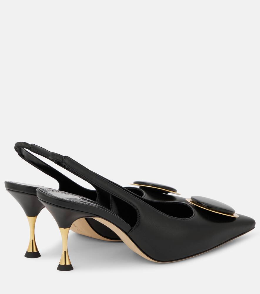 Manolo Blahnik Nappa Leather Pumps Chiaran In Black