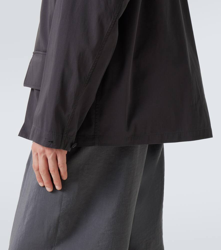 Lemaire Long-sleeved Casual Jacket In Gray