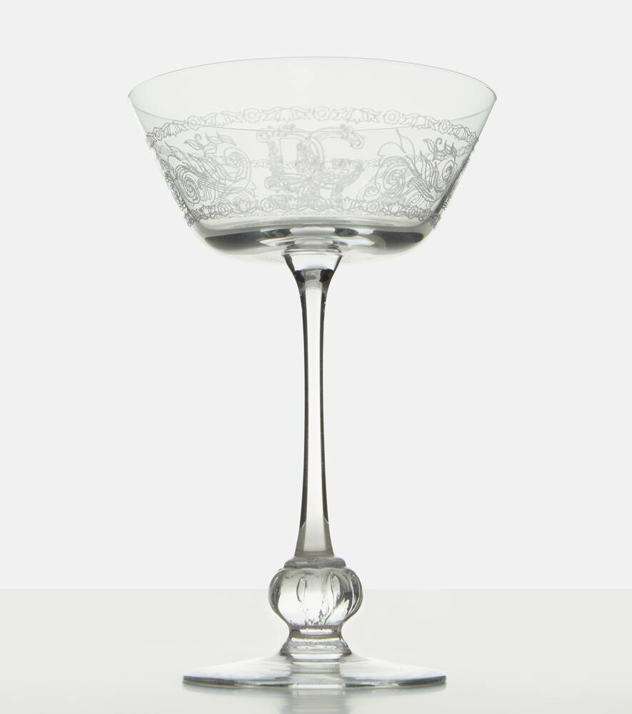 DOLCE & GABBANA CASA DG CHAMPAGNE COUPE GLASS