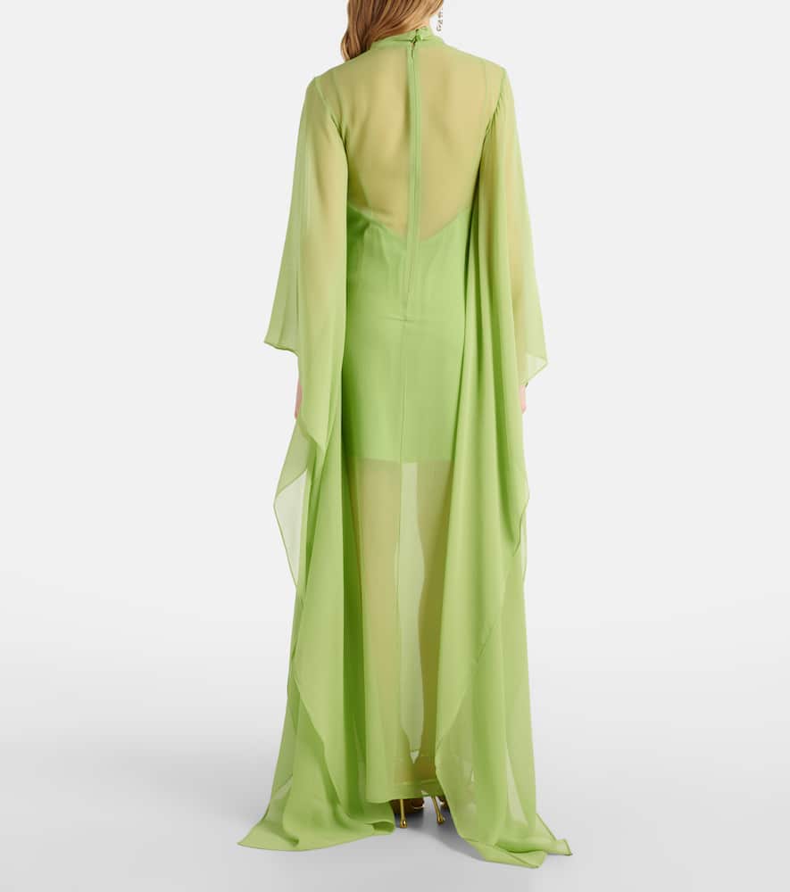 Taller Marmo Lanzarote Semi-sheer Silk Kaftan
