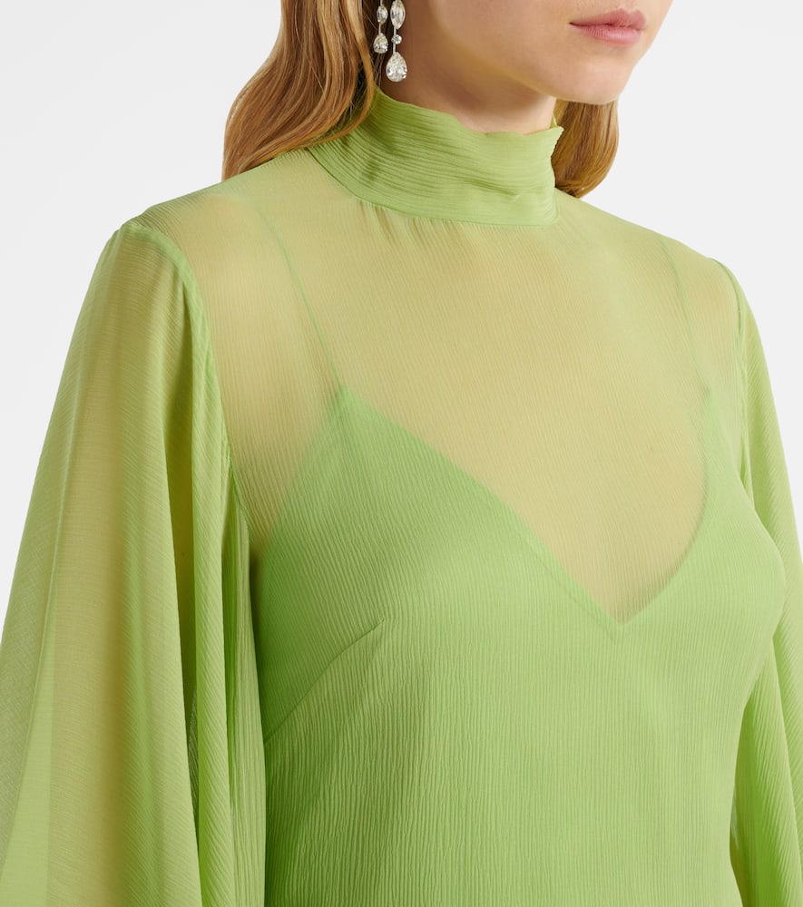 Taller Marmo Lanzarote Semi-sheer Silk Kaftan
