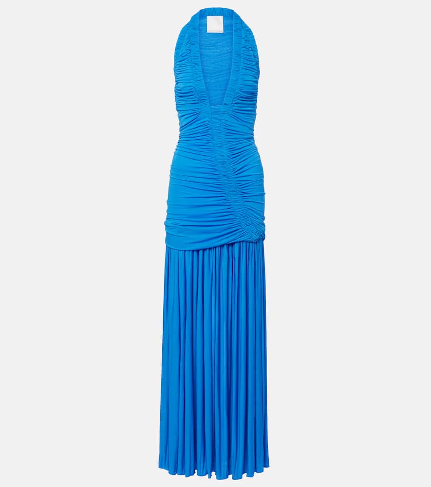 Orion gathered ruched gown