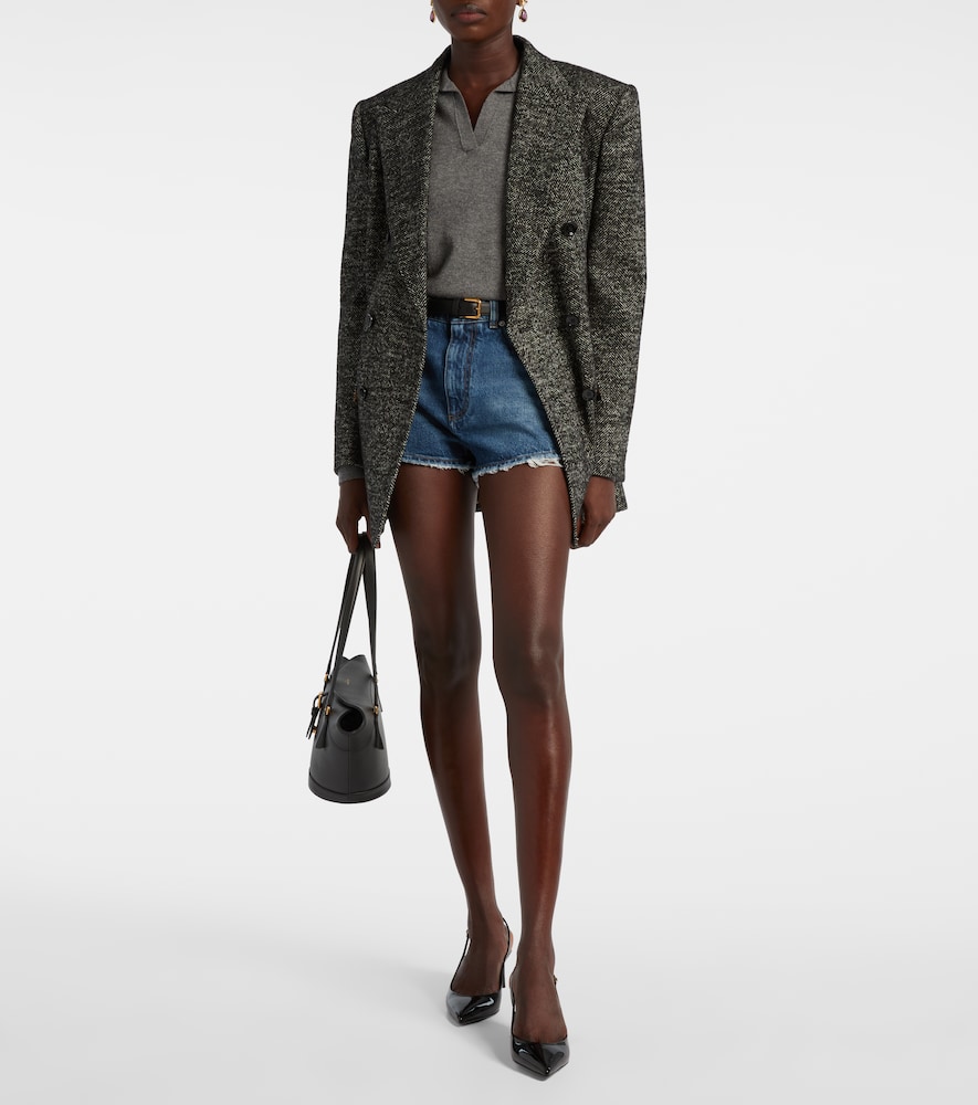 Dolce & Gabbana Frayed denim shorts