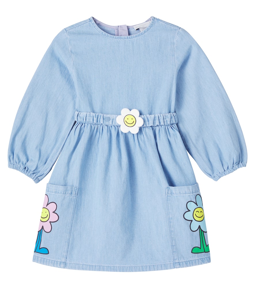 Stella Mccartney Denim Dress In Blue