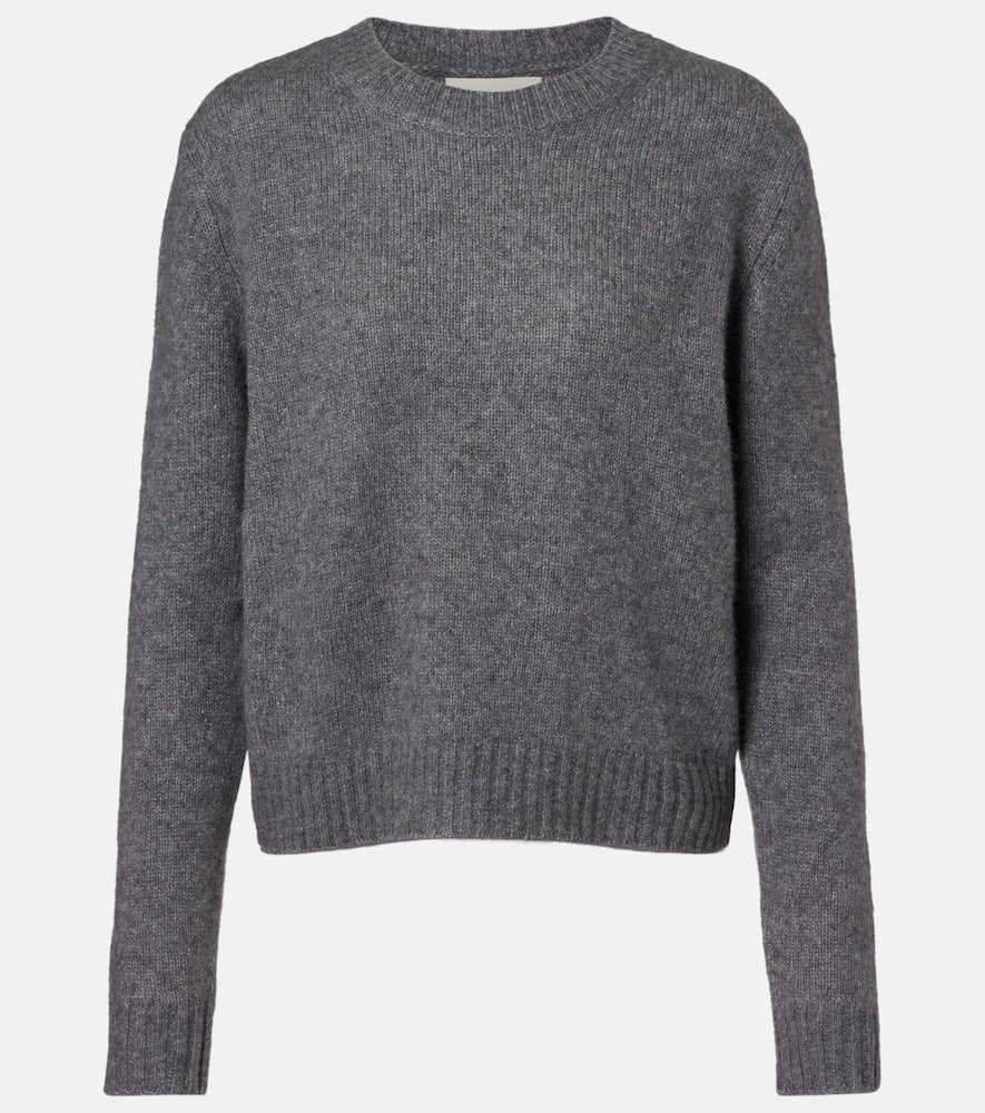 Lisa Yang Mira Cashmere And Silk Sweater In Gray