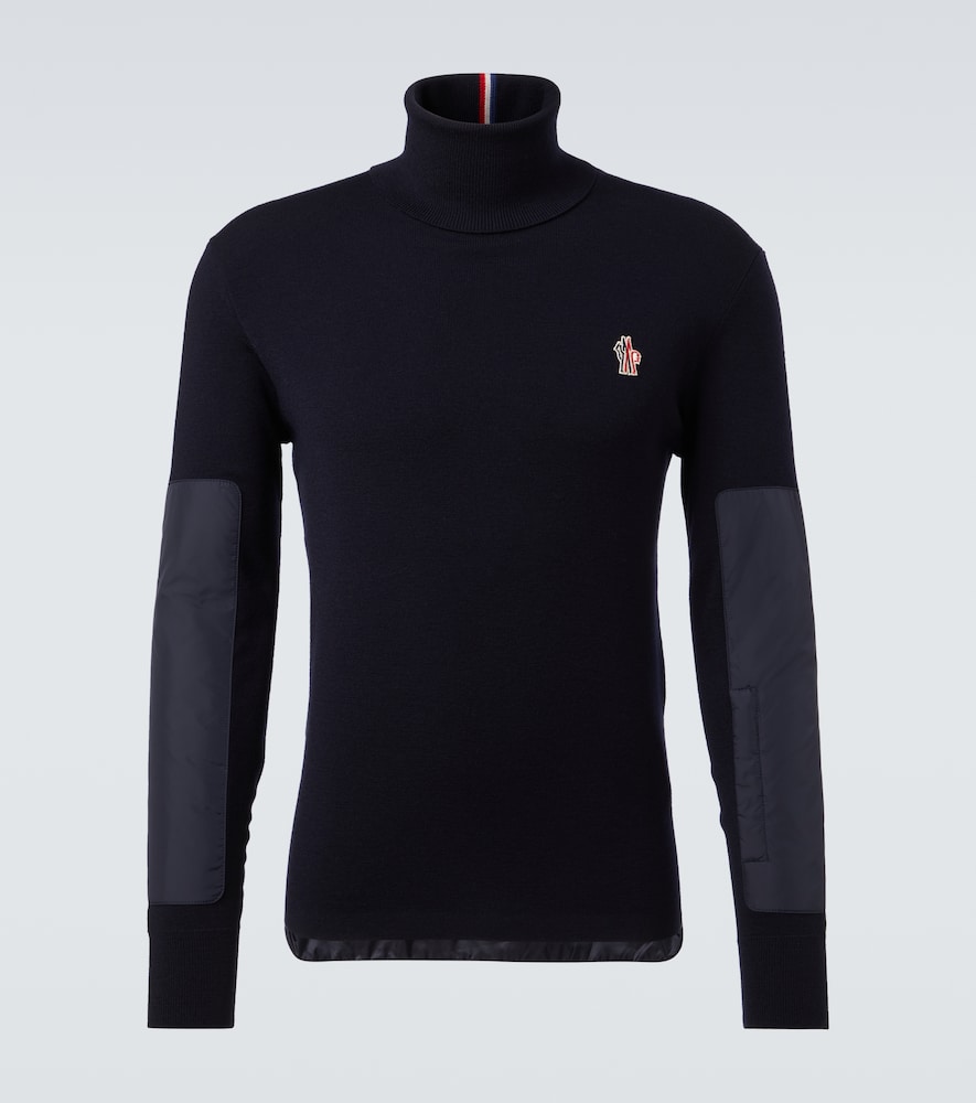 Moncler Grenoble Après ki wool-blend ski top