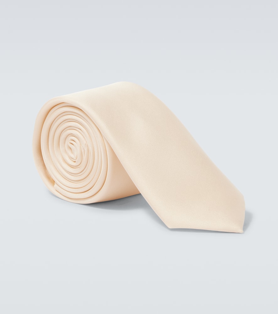 Silk twill tie