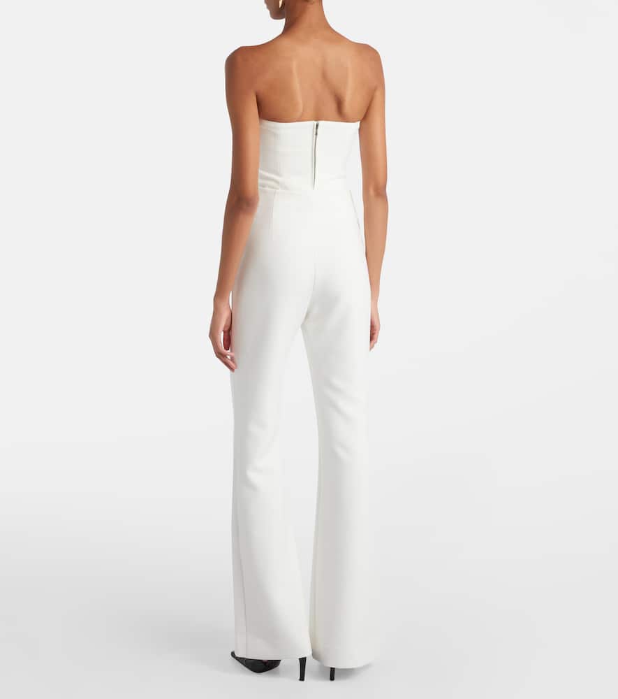 Roland Mouret High-rise Flared Pants In White