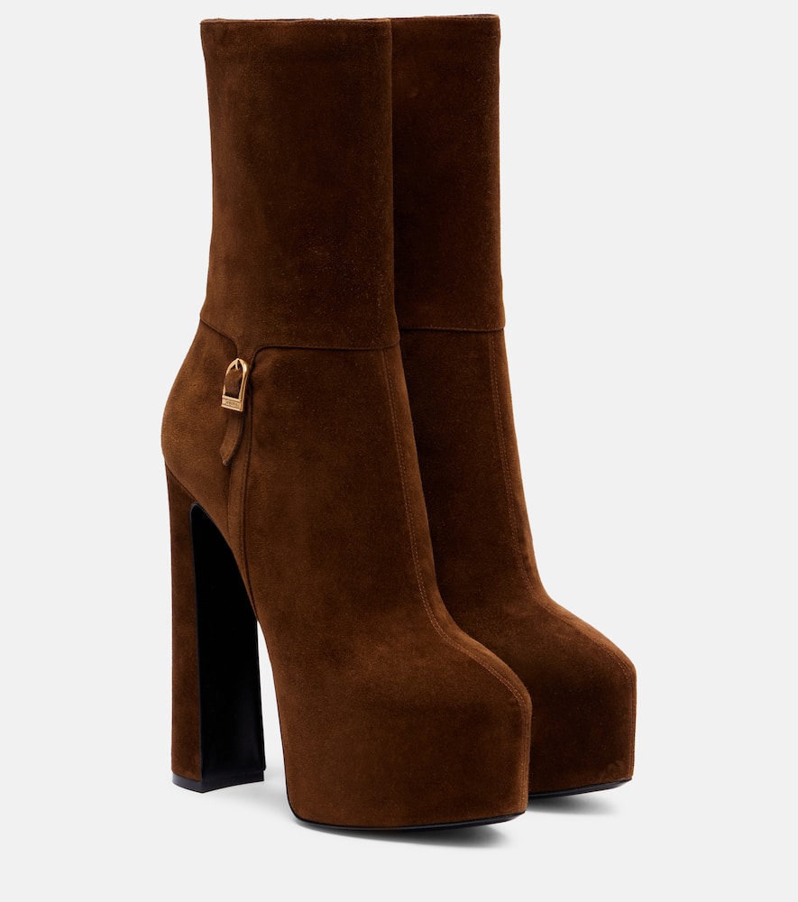 Nico 155 suede platform ankle boots