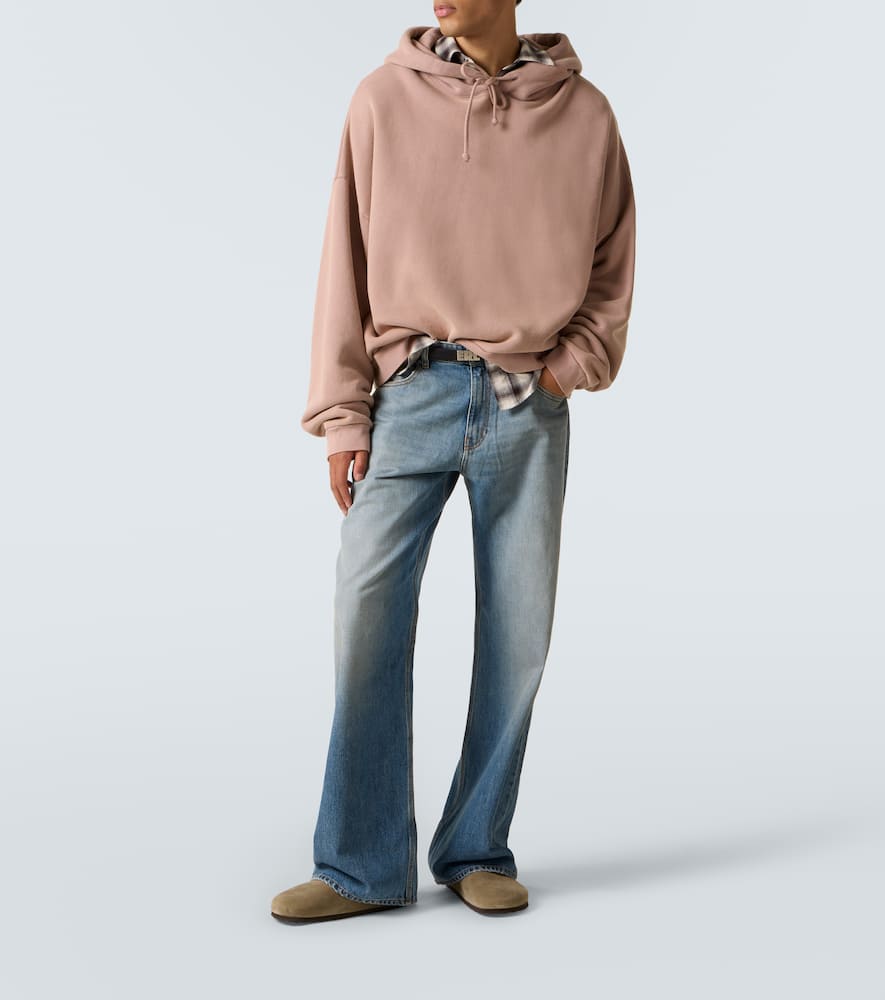 Erl Mid-rise Straight Jeans In Blue