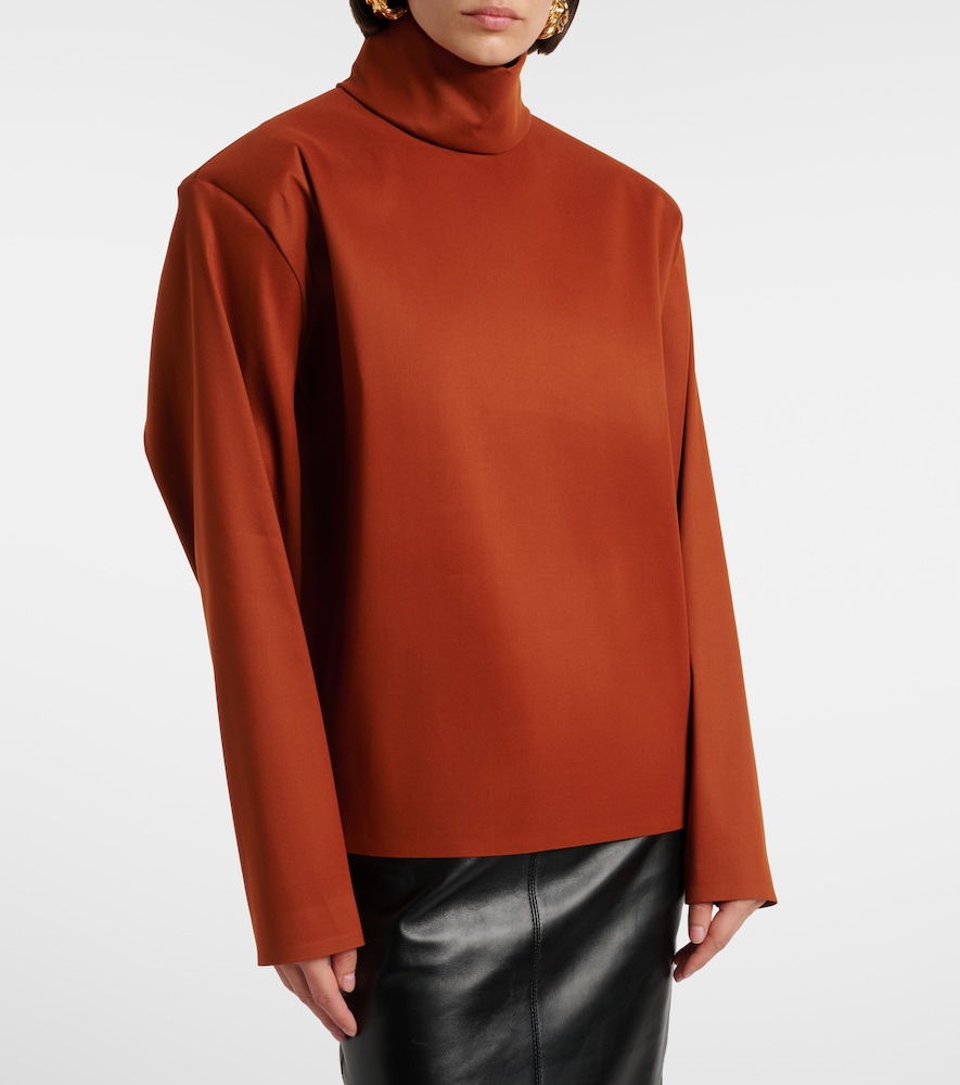  Saint Laurent Saint Laurent Silk-blend Top 
