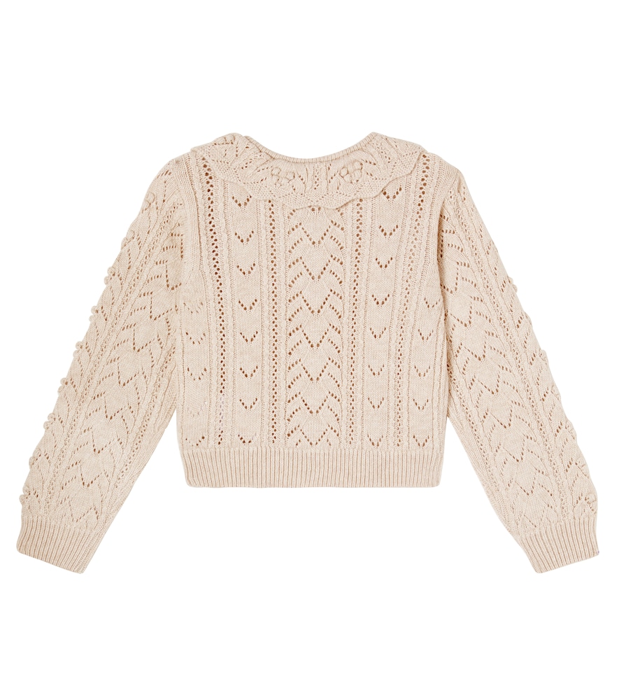  The New Society The New Society Cardigan Lila Aus Baumwolle 