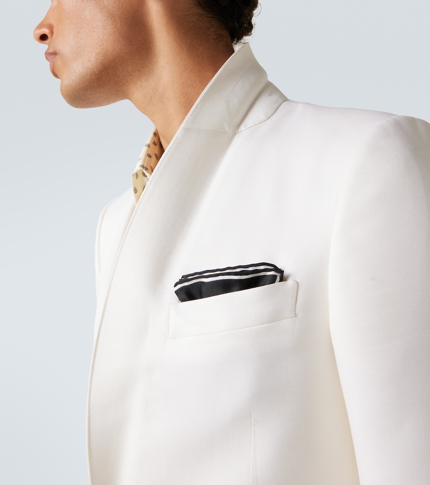  Tom Ford Tom Ford Bedrucktes Einstecktuch Aus Seiden-twill 