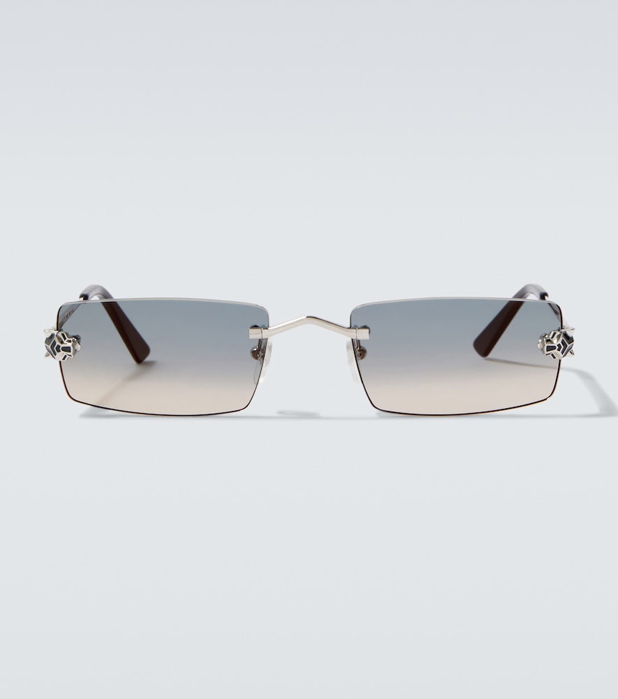 Cartier Eyewear Collection Panthère De Cartier rectangular sunglasses