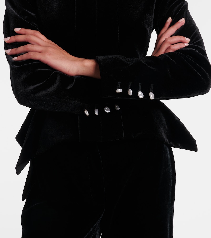  Roland Mouret Roland Mouret Peplum Velvet Jacket 