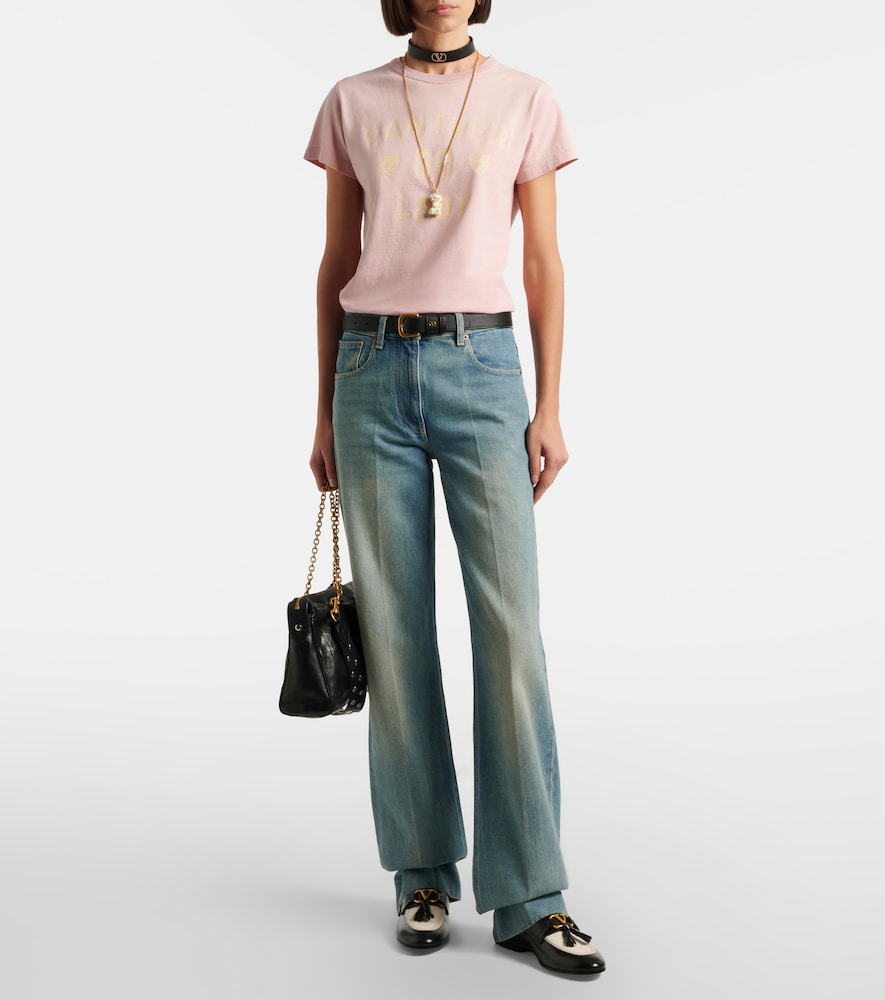  Valentino Valentino Printed Cotton Jersey T-shirt 