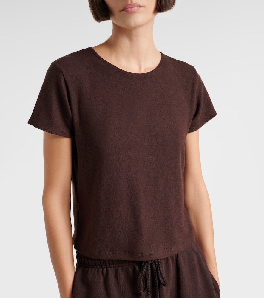 Leset Margo Lauren Jersey T-shirt In Brown