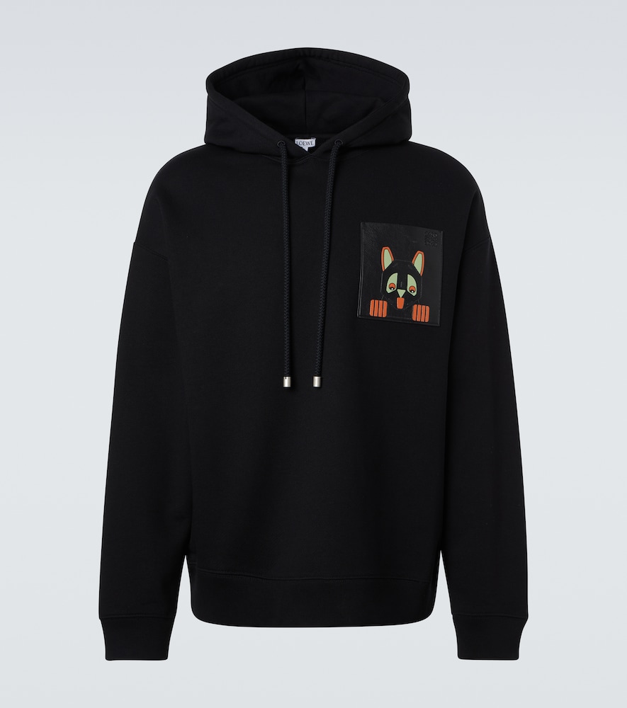 Loewe x Louis Wain cotton fleece hoodie