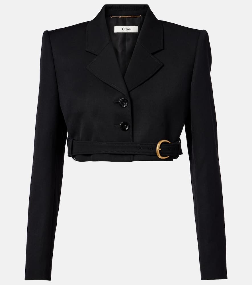 ChloÃ© Blazer cropped in lana vergine