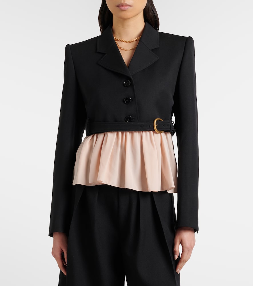  Chloe Chloe Cropped Virgin Wool Blazer 